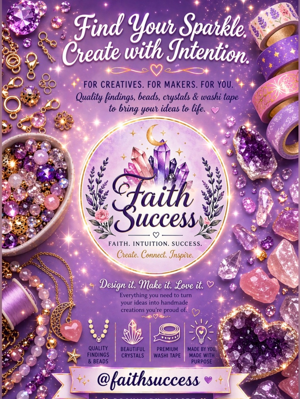 Crystals Crafting Bundle Plus more for Makers and Creatives of all kinds